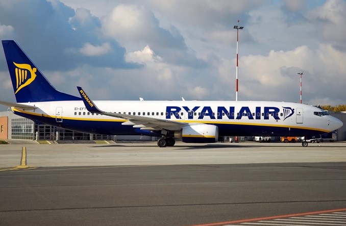 Ryanair przewiózł w maju 15,4 mln pasażerów. Osiem razy więcej niż przed rokiem